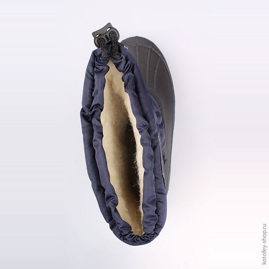 664034-41 Сноубутсы для мальчики чер-син фото №4