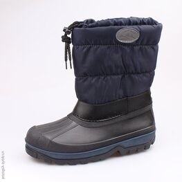 664034-41 Сноубутсы для мальчики чер-син