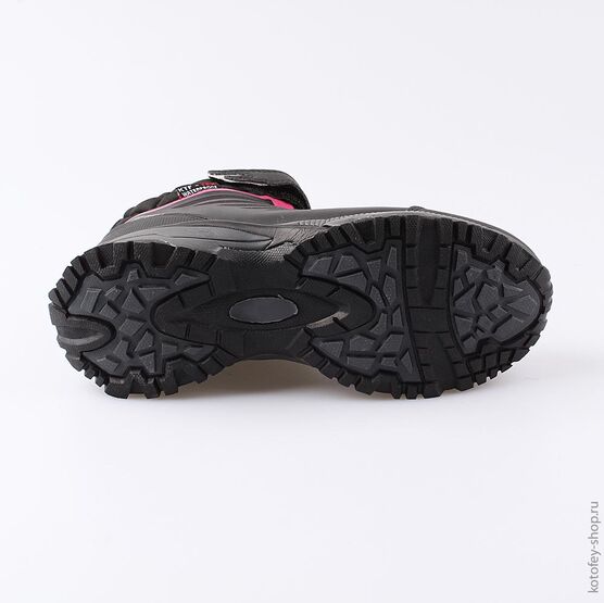 754937-42 Мембранные ботинки для девочки чер-фук фото №3