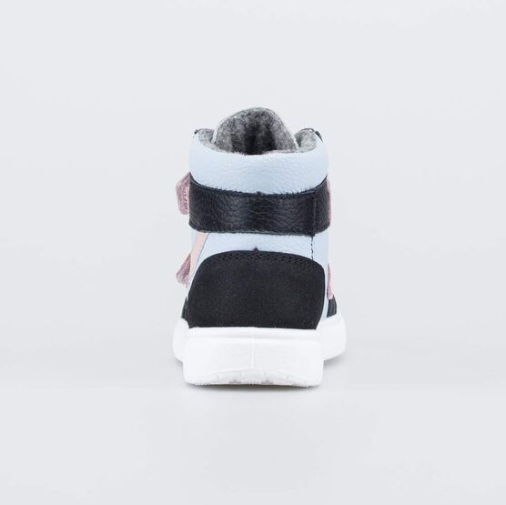 152388-31 Утепленные ботинки для девочки для девочки голубой + розовый фото №5