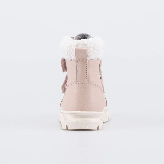 152390-31 Демисезонные ботинки на липучках для девочки розово-бежевый фото №5