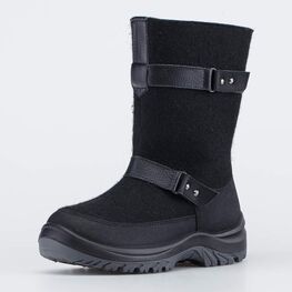 767061-41 Черные валенки в брутальном стиле для мальчики черный