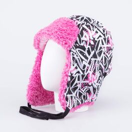 07811936-40 Шапка ушанка детская цветной для девочки разноцветный