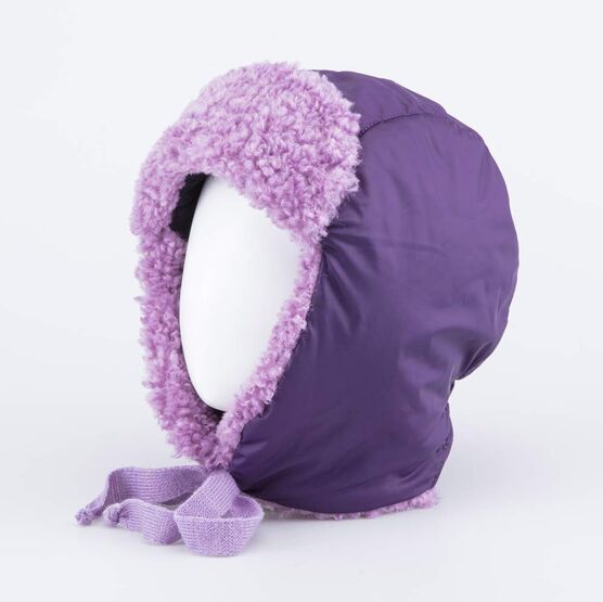 07811939-40 Шапка ушанка детская фиолетов. для девочки фиолетовый