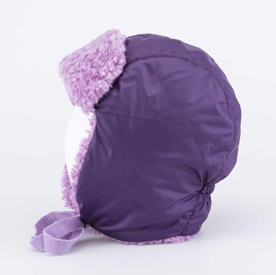 07811939-40 Шапка ушанка детская фиолетов. для девочки фиолетовый фото №2