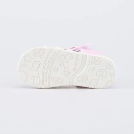 221186-71 Текстильная обувь для девочки Ягодки для девочки бежевый + розовый фото №3