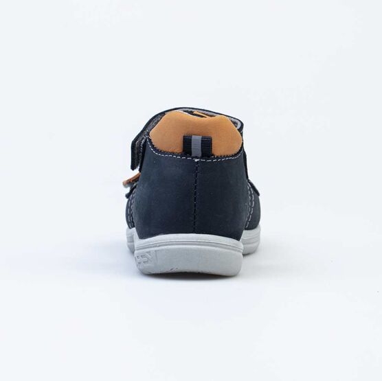 322133-21 Сандалии на липучке для мальчики синий+желтый фото №5