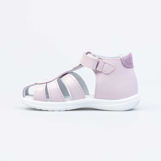 322134-22 Босоножки для девочки кожаные для девочки розовый фото №2