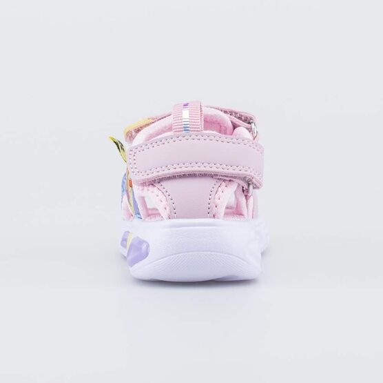 124038-11 Пляжные сандалии с LED Три кота для девочки розовый + сиреневый фото №5