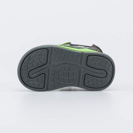 124040-12 Пляжные сандалии с LED Космос для мальчики оливковый + желтый фото №3