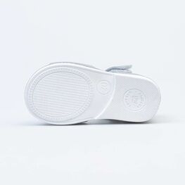 022129-22 Босоножки для девочки кожаные для девочки серебрист. фото №3