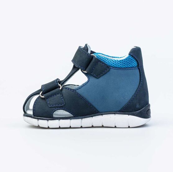 022128-22 Сандалии кожаные для мальчика для мальчики син-сал фото №2