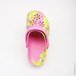 525003-02 Пляжная обувь розовая для девочки розовый фото №4