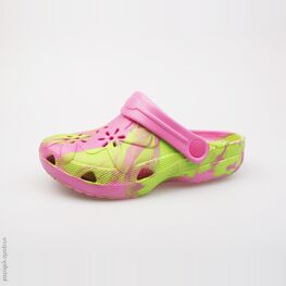 525003-02 Пляжная обувь розовая для девочки розовый