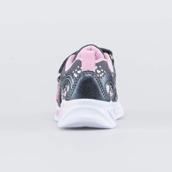 144189-72 Кроссовки с LED и Softshell для девочки сер-роз фото №5