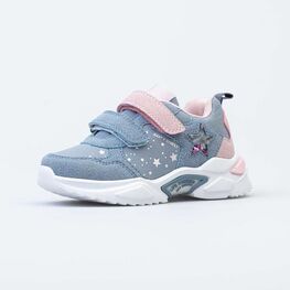 644354-71 Кроссовки для девочки гол-роз