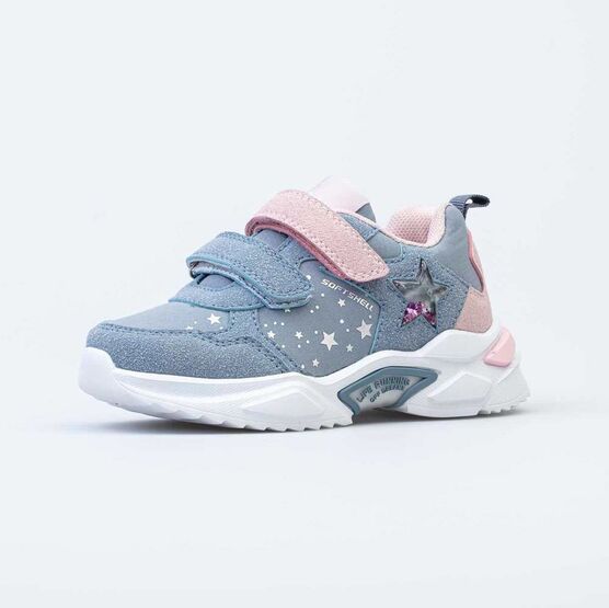 644354-71 Кроссовки для девочки гол-роз