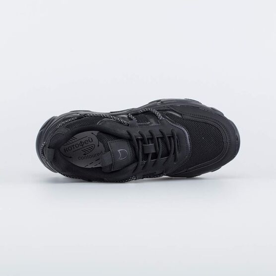 744187-71 Кроссовки на массивной подошве для девочки черный фото №4