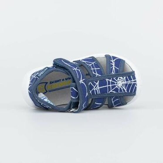 221049-12 Сандалии текстильные для мальчики светло-синий фото №4