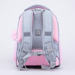 02804401-40 Рюкзак школьный Милашка КК для девочки розовый + голубой фото №3