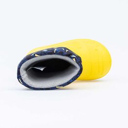 165055-12 Резиновые сапоги для мальчики жел-син фото №4