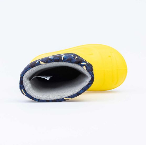 165055-12 Резиновые сапоги для мальчики жел-син фото №4