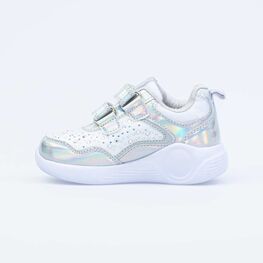 344270-71 Кроссовки с LED-подсветкой на подошве для девочки серебрист. фото №2