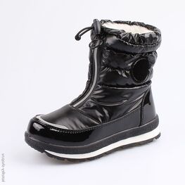 664921-41 Мембранные сапожки для девочки черный