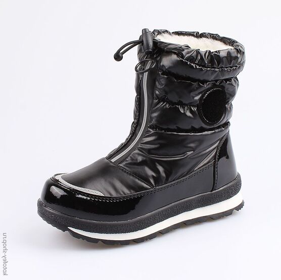 664921-41 Мембранные сапожки для девочки черный