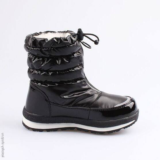 664921-41 Мембранные сапожки для девочки черный фото №2