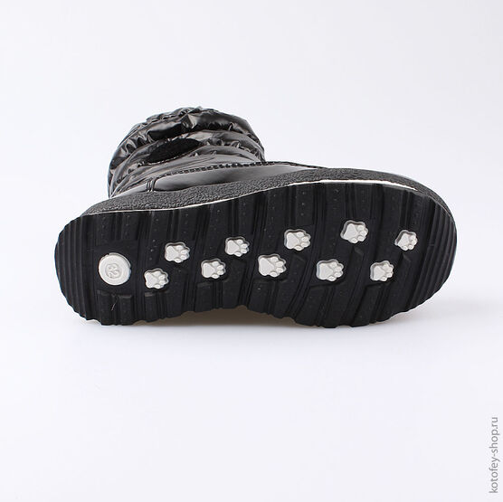 664921-41 Мембранные сапожки для девочки черный фото №3