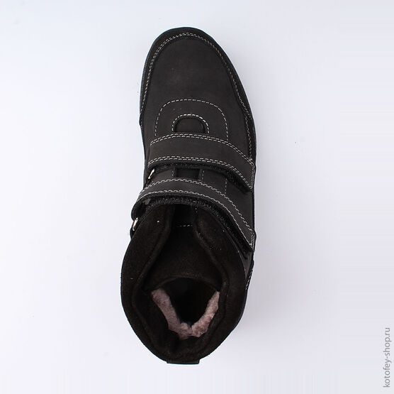752121-51 Сапожки для мальчики черный фото №4