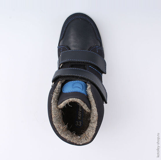 552117-33 Ботинки для мальчики светло-синий фото №4