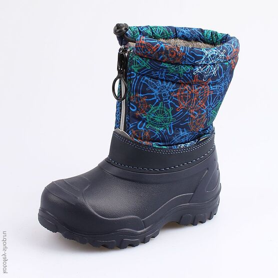 364024-43 Сноубутсы для мальчики светло-синий