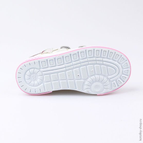 331097-12 Кеды для девочки сер-роз фото №3