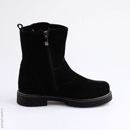 662138-52 Сапожки для девочки черный фото №2