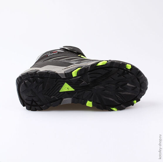 654965-41 Мембранные ботинки для мальчики чер-сал фото №3