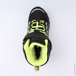 654965-41 Мембранные ботинки для мальчики чер-сал фото №4