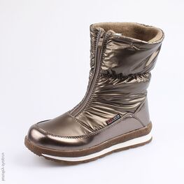 764917-42 Мембранные сапожки для девочки бронзовый