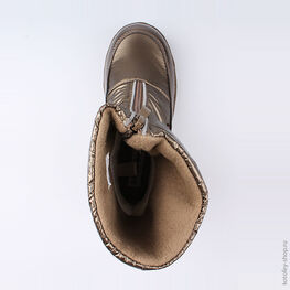 764917-42 Мембранные сапожки для девочки бронзовый фото №4