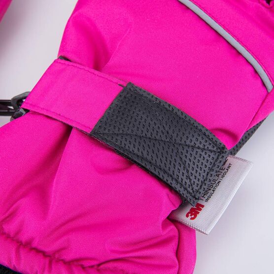 07822088-20 Перчатки с тинсулейтом утепленные фуксия для девочки фуксия фото №3