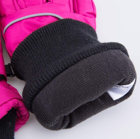 07822088-20 Перчатки с тинсулейтом утепленные фуксия для девочки фуксия фото №4