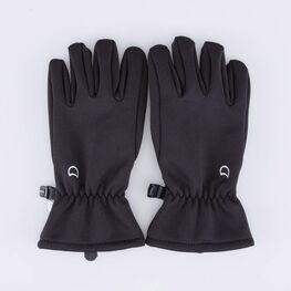 07722154-40 Детские перчатки SoftShell черный для мальчики черный