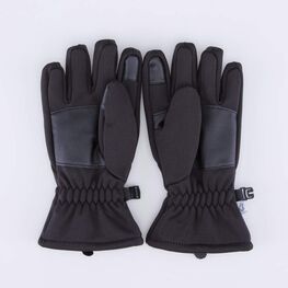 07722154-40 Детские перчатки SoftShell черный для мальчики черный фото №2