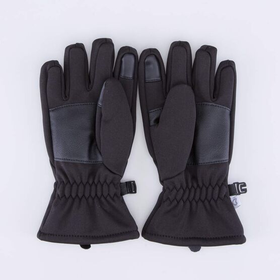 07722154-40 Детские перчатки SoftShell черный для мальчики черный фото №2