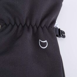 07722154-40 Детские перчатки SoftShell черный для мальчики черный фото №3