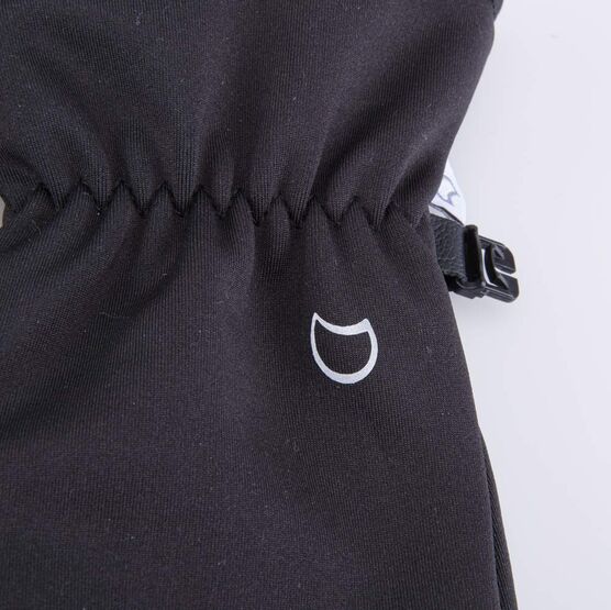 07722154-40 Детские перчатки SoftShell черный для мальчики черный фото №3