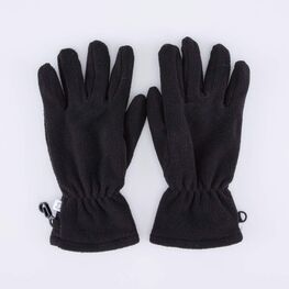 07721155-01 Флисовые перчатки двухслойные черный для мальчики черный