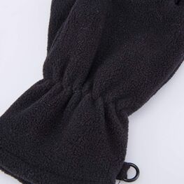 07721155-01 Флисовые перчатки двухслойные черный для мальчики черный фото №3