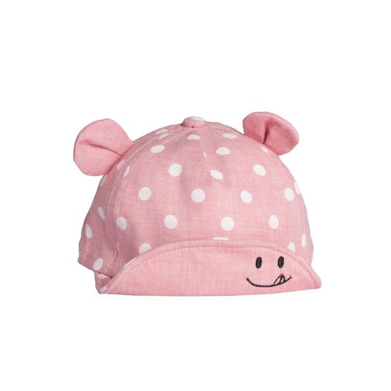07811341-41 Кепка-бейсболка для девочки для девочки розовый
